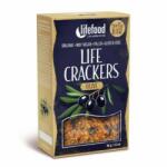 Lifefood LIFECRACKERS cu masline raw eco 90g