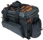 Basil táska csomagtartóra Miles Tarpaulin Trunkbag XL Pro fekete/narancs (BA18296)
