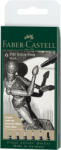 Faber Marker cerneala negru FABER-CASTELL Pitt Artist Pen Black, 6 buc/set, FC167154