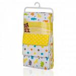 T-TOMI Pamut pelenka - Sárga zsiráfok 4 db