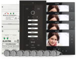 ELECTRA Kit videointerfon Electra Home EL-VINT-HOME-4-7, RFID, 4 familii, ecran 7 inch, 800 TVL, aparent/ingropat (EL-VINT-HOME-4-7)