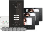 ELECTRA Kit videointerfon Electra Home EL-VINT-HOME-3-7, 3 familii, ecran 7 inch, 800 TVL, aparent/ingropat (EL-VINT-HOME-3-7)