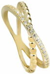  Beneto Aranyozott dupla ezüst gyűrű AGG196 (Kerület 54 mm)