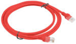Lanberg PCU5-10CC-0200-R networking cable 2 m Cat5e U/UTP (UTP) Red (PCU5-10CC-0200-R) - pcone