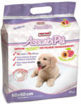 AssorbiPiu covorașe absorbante pentru câini cu miros de piersici - 60x60 (10 buc)