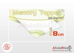AlvásStúdió Memory fedőmatrac 8 cm 90x200 cm - matrac-vilag
