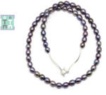  Colier din Perle de Cultura Gri Butoias 6-7 x 5-6 mm - Accesorii Gold Filled