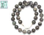  Colier din Astrofilit Rotund 12 mm - Turmalina 2 mm - Accesorii Argint 925