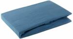EUROFIRANY Nova3 pamut-szatén gumis lepedő Gránátkék 220x200 cm +30 cm