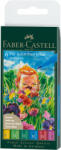 Faber Marker cerneala FABER-CASTELL Pitt Artist Pen Brush Springtime, 6 buc/set, FC167177