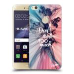 Picasee Husă transparentă din silicon pentru Huawei P9 Lite 2017 - Don't think TOO much