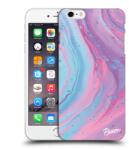 Picasee Husă transparentă din silicon pentru Apple iPhone 6 Plus/6S Plus - Pink liquid