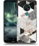 Picasee Husă transparentă din silicon pentru Nokia 7.2 - Light geometry