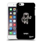 Picasee Husă neagră din silicon pentru Apple iPhone 6 Plus/6S Plus - Astronaut Minimal