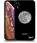 Picasee Husă neagră din silicon pentru Apple iPhone XR - Moon Minimal
