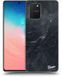 Picasee Husă transparentă din silicon pentru Samsung Galaxy S10 Lite - Black marble