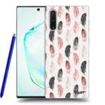 Picasee Husă transparentă din silicon pentru Samsung Galaxy Note 10 N970F - Feather 2