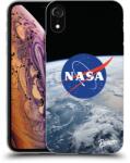 Picasee Husă neagră din silicon pentru Apple iPhone XR - Nasa Earth