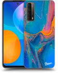 Picasee Husă neagră din silicon pentru Huawei P Smart 2021 - Rainbow