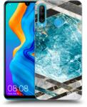 Picasee ULTIMATE CASE pentru Huawei P30 Lite - Blue geometry