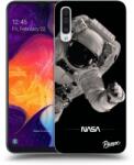Picasee Husă neagră din silicon pentru Samsung Galaxy A50 A505F - Astronaut Big