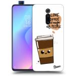 Picasee Husă neagră din silicon pentru Xiaomi Mi 9T (Pro) - Cute coffee