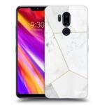 Picasee Husă transparentă din silicon pentru LG G7 ThinQ - White tile