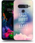 Picasee Husă transparentă din silicon pentru LG G8s ThinQ - Think happy be happy