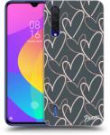 Picasee Husă neagră din silicon pentru Xiaomi Mi 9 Lite - Lots of love