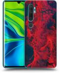 Picasee Husă transparentă din silicon pentru Xiaomi Mi Note 10 (Pro) - Organic red