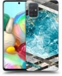 Picasee ULTIMATE CASE pentru Samsung Galaxy A71 A715F - Blue geometry