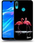 Picasee ULTIMATE CASE pentru Huawei Y7 2019 - Flamingos couple