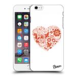 Picasee Husă transparentă din silicon pentru Apple iPhone 6 Plus/6S Plus - Big heart