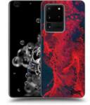 Picasee Husă transparentă din silicon pentru Samsung Galaxy S20 Ultra 5G G988F - Organic red