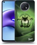 Picasee Husă neagră din silicon pentru Xiaomi Redmi Note 9T - Wolf life