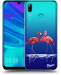 Picasee Husă transparentă din silicon pentru Huawei P Smart 2019 - Flamingos couple