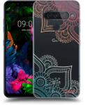 Picasee Husă transparentă din silicon pentru LG G8s ThinQ - Flowers pattern