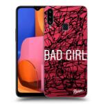 Picasee Husă neagră din silicon pentru Samsung Galaxy A20s - Bad girl