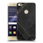 Picasee Husă transparentă din silicon pentru Huawei P9 Lite 2017 - Black tile