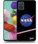 Picasee Husă neagră din silicon pentru Samsung Galaxy A51 A515F - NASA Original