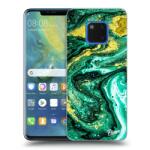 Picasee Husă transparentă din silicon pentru Huawei Mate 20 Pro - Green Gold