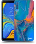 Picasee Husă transparentă din silicon pentru Samsung Galaxy A7 2018 A750F - Rainbow