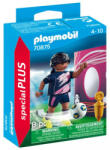 Playmobil Fotbalistă cu perete de poartă (70875)