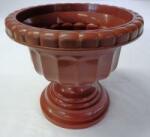  Görög váza, 30 cm, barna műanyag (286)