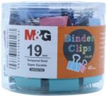 M&G Clips colorat 19mm, 40 bucati/cutie M&G ABS92769