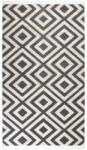 vidaXL Covor exterior, negru/bej deschis, 115x170 cm, țesătură plată (317072) Patura