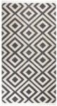 vidaXL Covor exterior negru&bej deschis 80x150 cm țesătură plată (317070) Patura