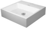 Duravit Vero Air csiszolt kerámia mosdó 50x47 cm, WonderGliss bevonattal, csaplyuk és túlfolyó nélkül, alpin fehér 23505000791 (23505000791)