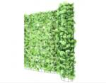 Wohnen Műsövény erkélyre kerítésre belátásgátló 300x100 cm világoszöld műlevelek takaró háló élethű
