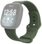  BUTTERFLY Curea din silicon pentru Fitbit Versa 3 / Fitbit Sense verde inchis